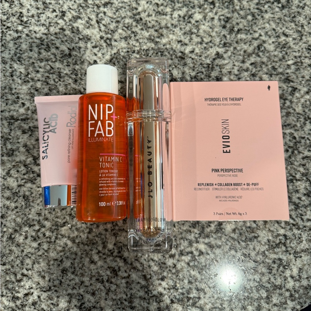 Various Skin Care Products
